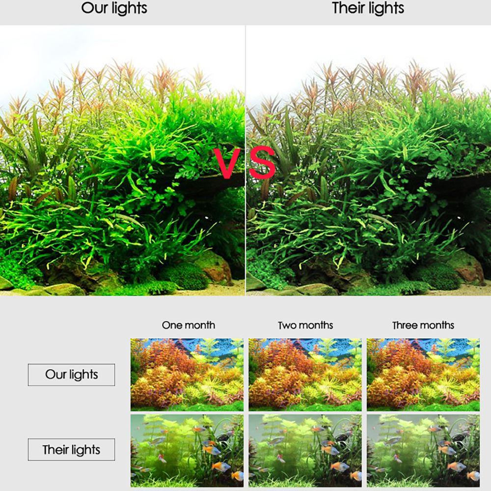 YIYU Đèn Led Siêu Sáng Chống Thấm Nước Trang Trí Bể Cá