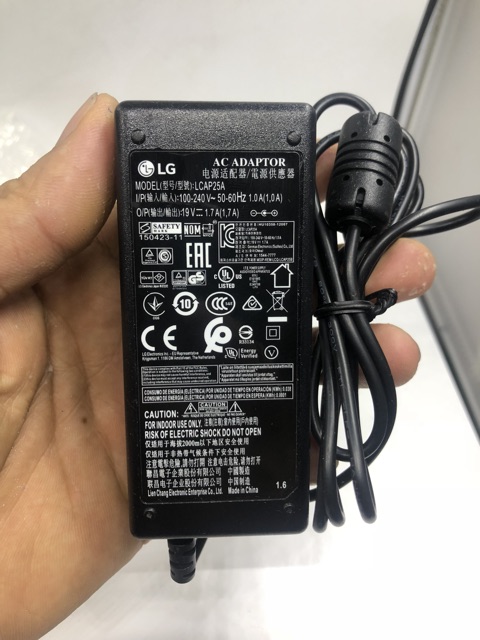 Adapter nguồn màn hình LG 19v 1.7a chính hãng