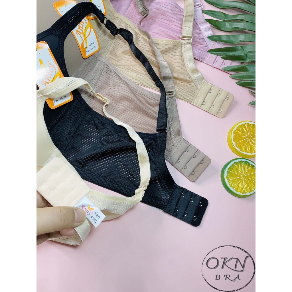 Áo ngực Thái Lan, áo lót bigsize có gọng quả to ôm hết bầu ngực Hãng ANNY W756 hàng chuẩn Thái Lan