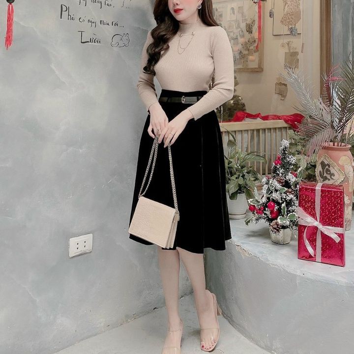 SMK582- CHÂN VÁY NHUNG