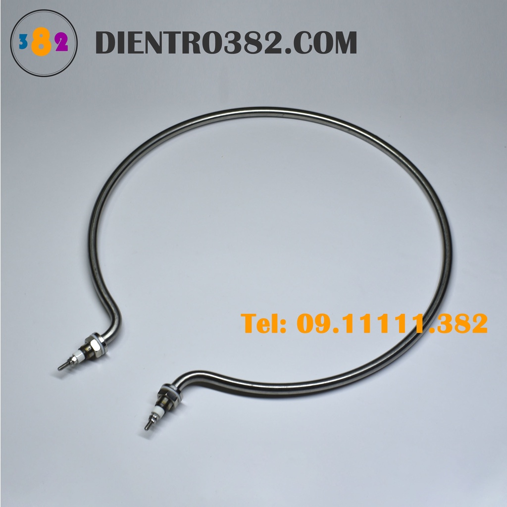 Thanh nhiệt vòng tròn công suất 3kw, 4kw, 5kw, 6kw inox 304, mây so điện vòng tròn đun nước - Điện trở 382