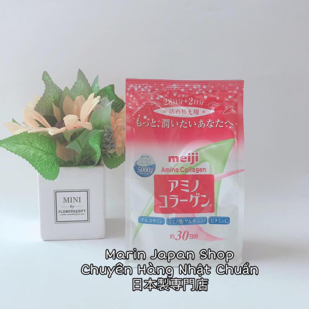 (SALE 600k-->>480k) Collagen Meiji Amino dạng bột Nhật Bản chính hãng