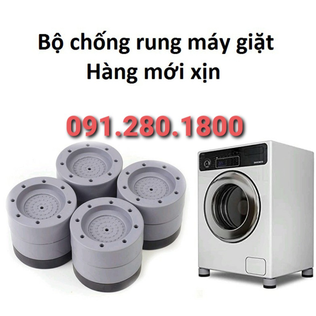 BỘ 4 ĐẾ TRỤ LÓT CAO SU CHỐNG RUNG MÁY GIẶT