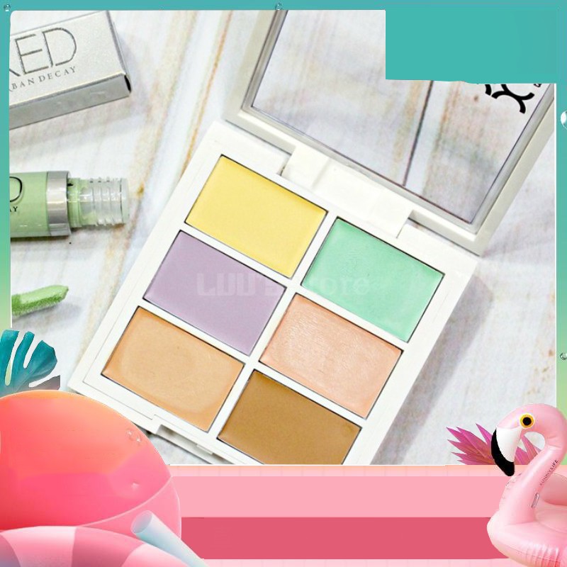 NXG CHE KHUYẾT ĐIỂM 6 Ô NYX Color Correcting Concealer Palette (1,5g x 6)