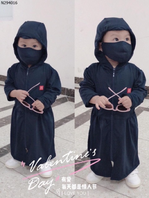 BÁN SỈ ÁO KHOÁC NẮNG TOÀN THÂN CHO BÉ (TẶNG KÈM KT) | BigBuy360 - bigbuy360.vn