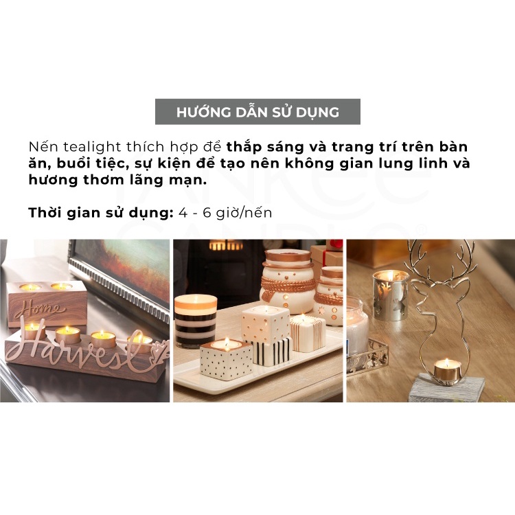 Nến Tealight Yankee Candle (hộp 12 nến/1 mùi)