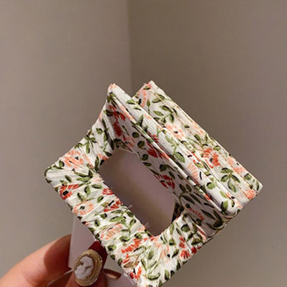 Kẹp Tóc Cá Mập Hình Vuông Lớn Lấp Lánh Cho Nữ