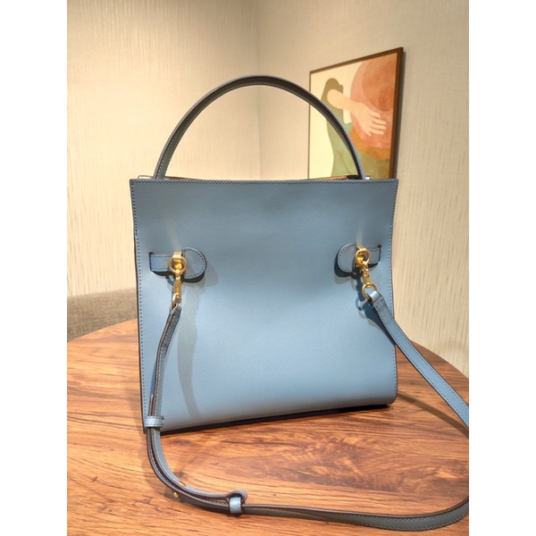 Túi xách nữ da thật cao cấp Tory Burch Lee Radziwill Double size 30 hàng vip 1-1