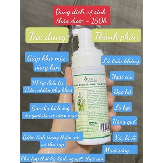 DUNG DỊCH VỆ SINH THẢO DƯỢC SÓC CON