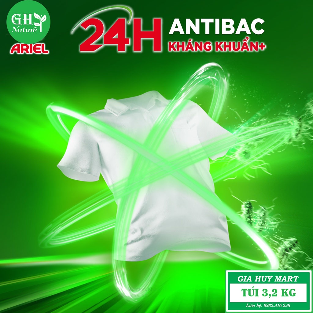 Nước giặt máy Ariel matic hương hoa 3,2kg