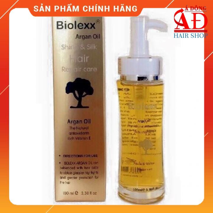 TINH DẦU DƯỠNG BÓNG PHỤC HỒI TÓC BIOLEXX ARGAN OIL CHÍNH HÃNG ITALY 100ML