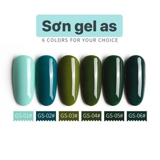 Sơn gel AS tone xanh - GS