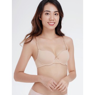 Áo ngực Misaki mút mỏng thoáng khí dáng trơn basic màu da - 9327