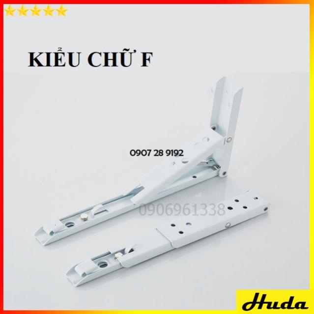 Ke gập chịu lực treo tường giá đỡ bàn gập thông minh dài 20-25-30-35cm ( bộ 2 chiếc )