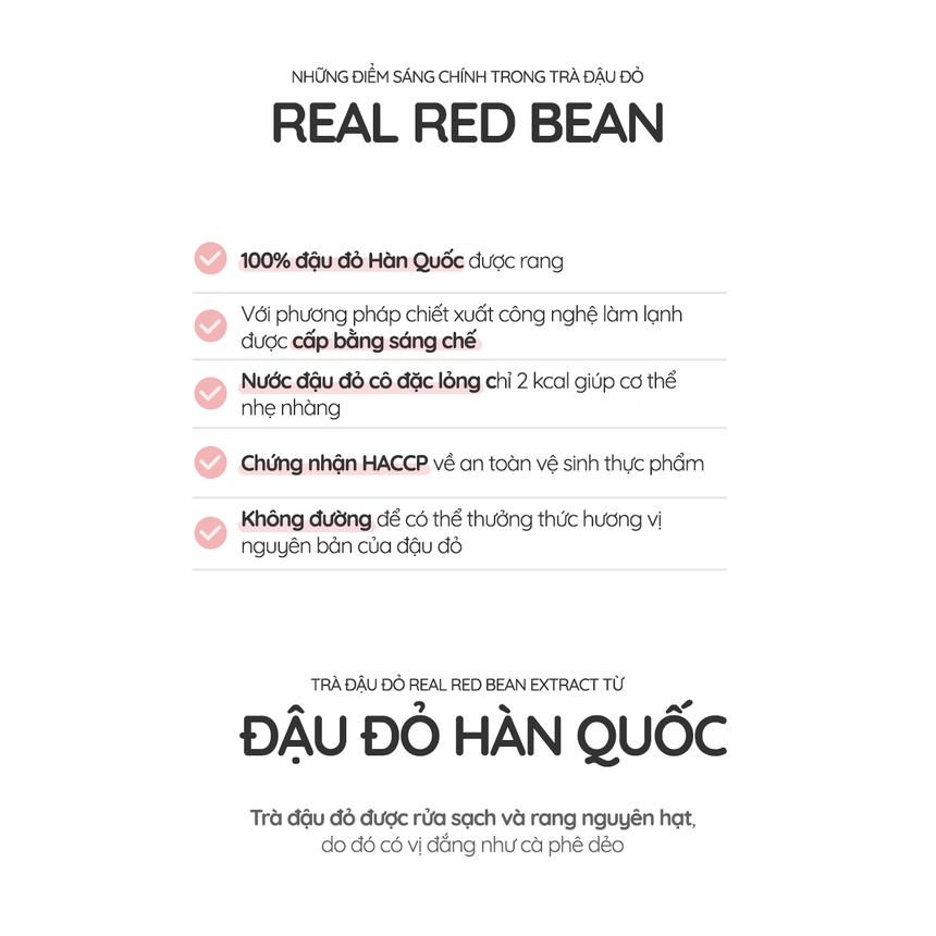 Trà Đậu Đỏ Terupa Real Red Bean Extract 350ml (gói lẻ)