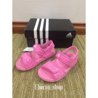 Sandal adidas hồng bé gái