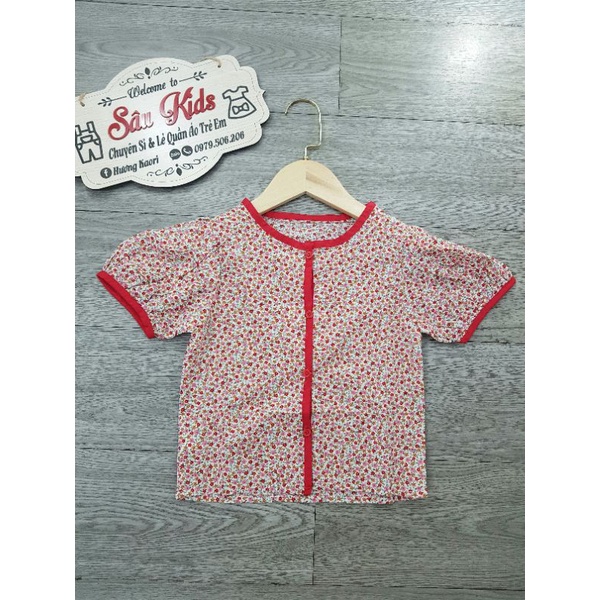 Áo sơ mi kiểu dáng babydoll cho bé gái