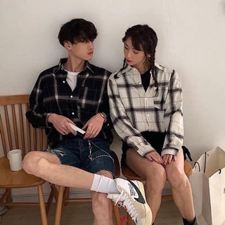 Sơ mi sọc caro unisex