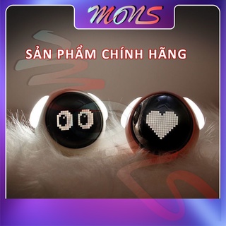 Đồng hồ để bàn xiaomi emoji thông minh - đồng hồ báo thức có đèn ngủ, cảm biến âm thanh - mons decor