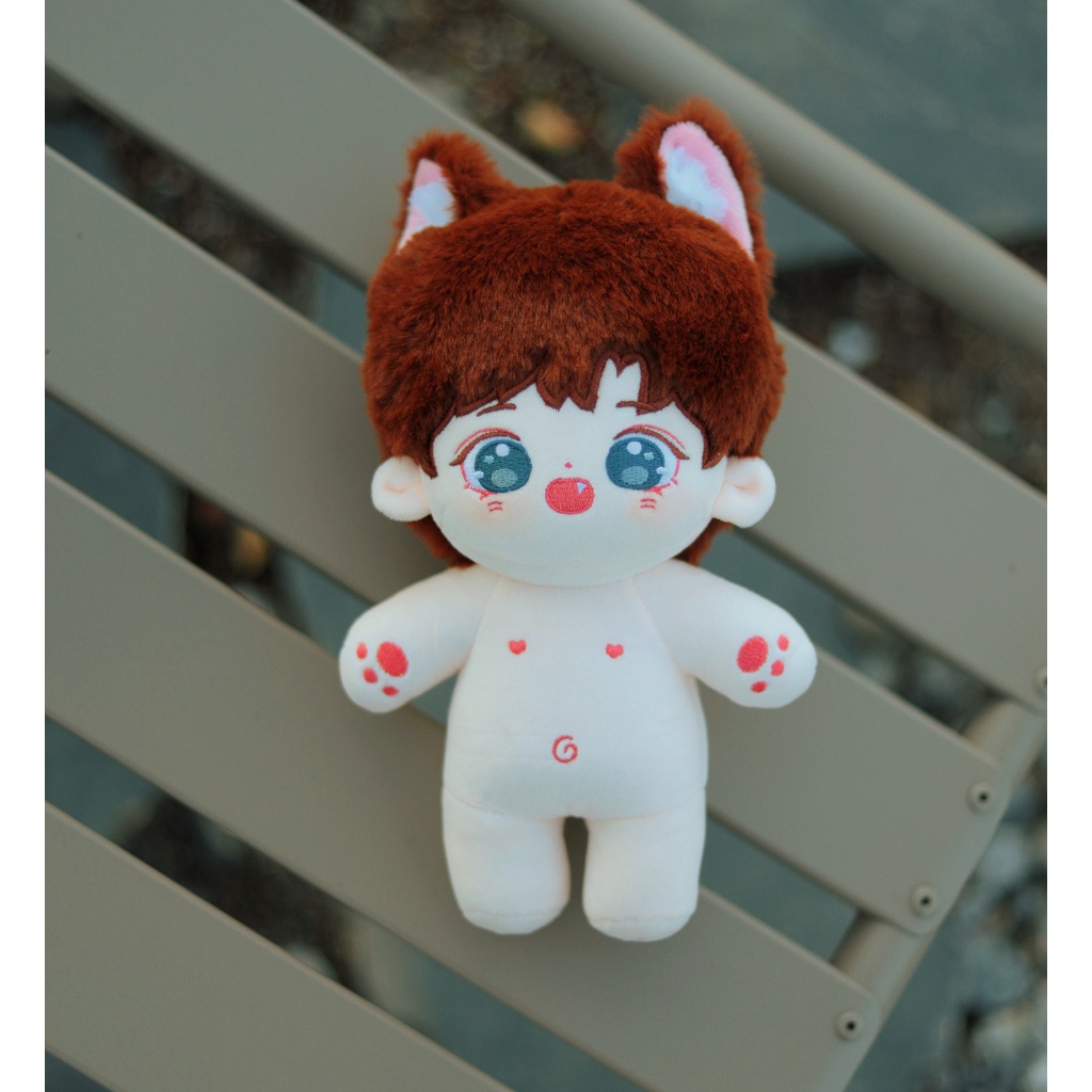 Doll Vương Tuấn Khải TFBOYS 10cm 20cm - Búp bê Vương Tuấn Khải 10cm 20cm có tai và xương