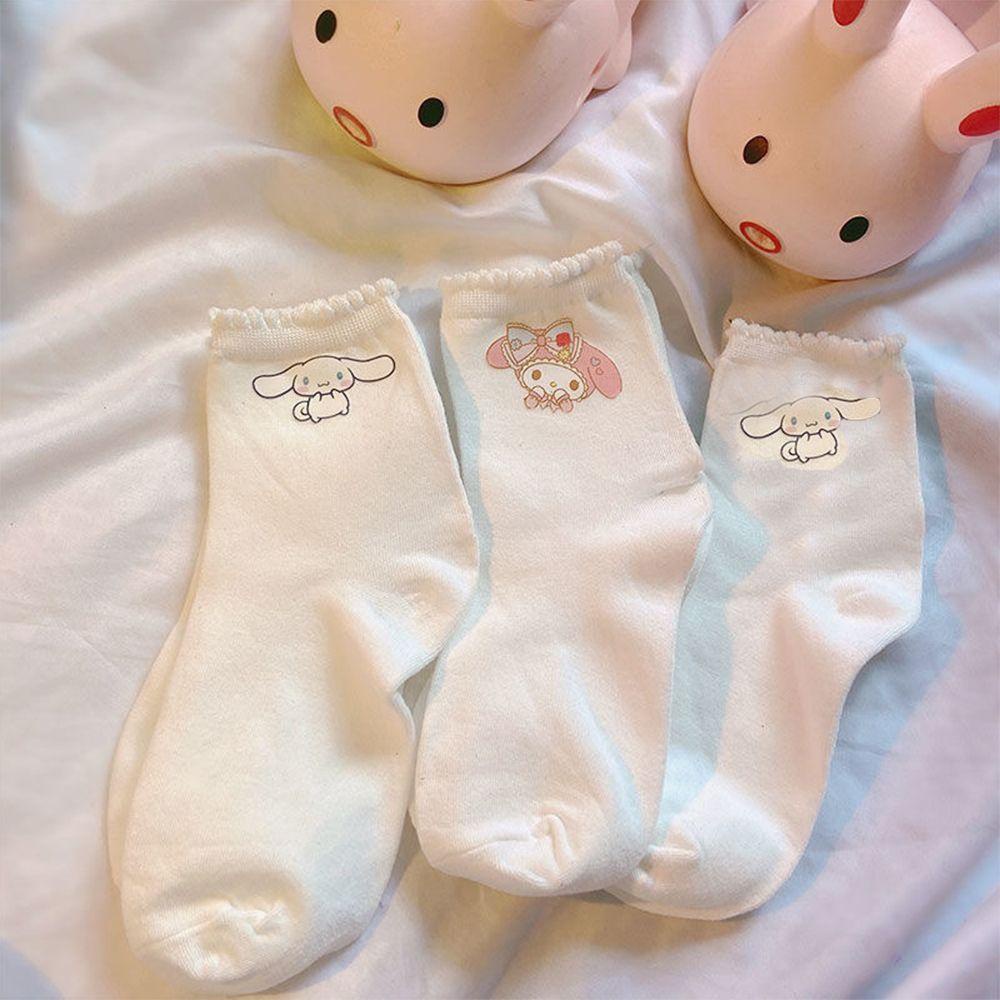 Vớ Cao Cấp In Họa Tiết Hoạt Hình Melody Phong Cách Hàn Quốc Đáng Yêu Thời Trang Cho Bé Gái VANES1