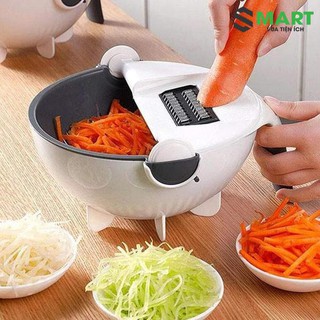 [FREESHIP] Bộ Rổ Nạo Rau Củ Quả Nhà Bếp 7 Chi Tiết Đa Năng, Dụng Cụ Nạo Rau Củ Quả Đa Năng Gia Dụng Thông Minh S-mart