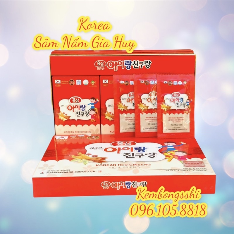 Hồng Sâm Baby Hươu Cao Cổ Bio Hàn Quốc