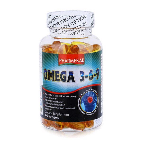 &lt;CHÍNH HÃNG PHARMEKAL&gt; VIÊN DẦU CÁ OMEGA 3-6-9 MỸ - HỖ TRỢ TIM MẠCH, XƠ VỮA ĐỘNG MẠCH, SÁNG MẮT - HỘP 100 VIÊN