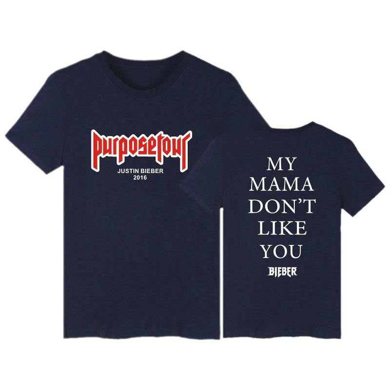 Áo Thun Tay Ngắn In Hình Justin Bieber Dành Cho Nam Và Nữ