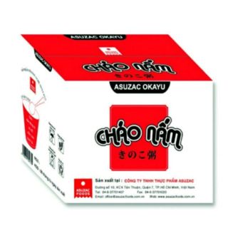 Cháo Nấm bầm  ASUZAC Nhật Bản thùng/12 ly. (Trẻ em dùng tốt)