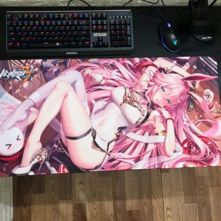 [80x40cm] Mousepad, lót chuột bàn phím Hokkai Impact 3 (Chống nước)
