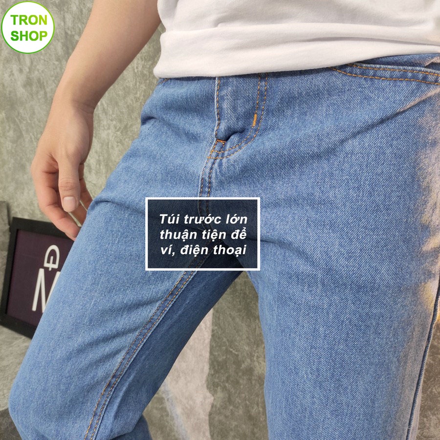Quần jean nam ống suông Tronshop TS61 3 màu thời trang