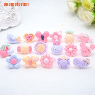 Bộ 20 nhẫn nhựa hình hoa xinh xắn cho bé gái