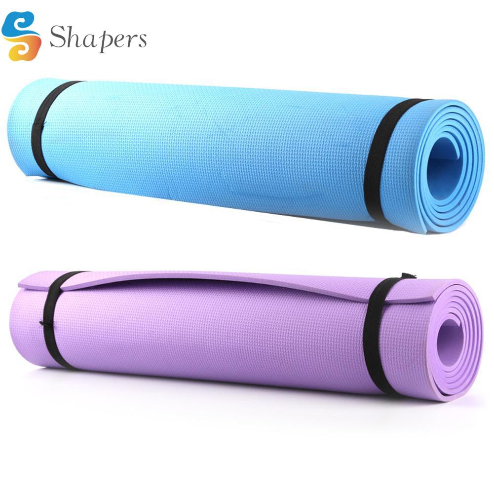 READY√SA❀1730x610x4mm EVA Yoga Mat Non-Slip All Purpose Pilates Exercise Mat (Blue)