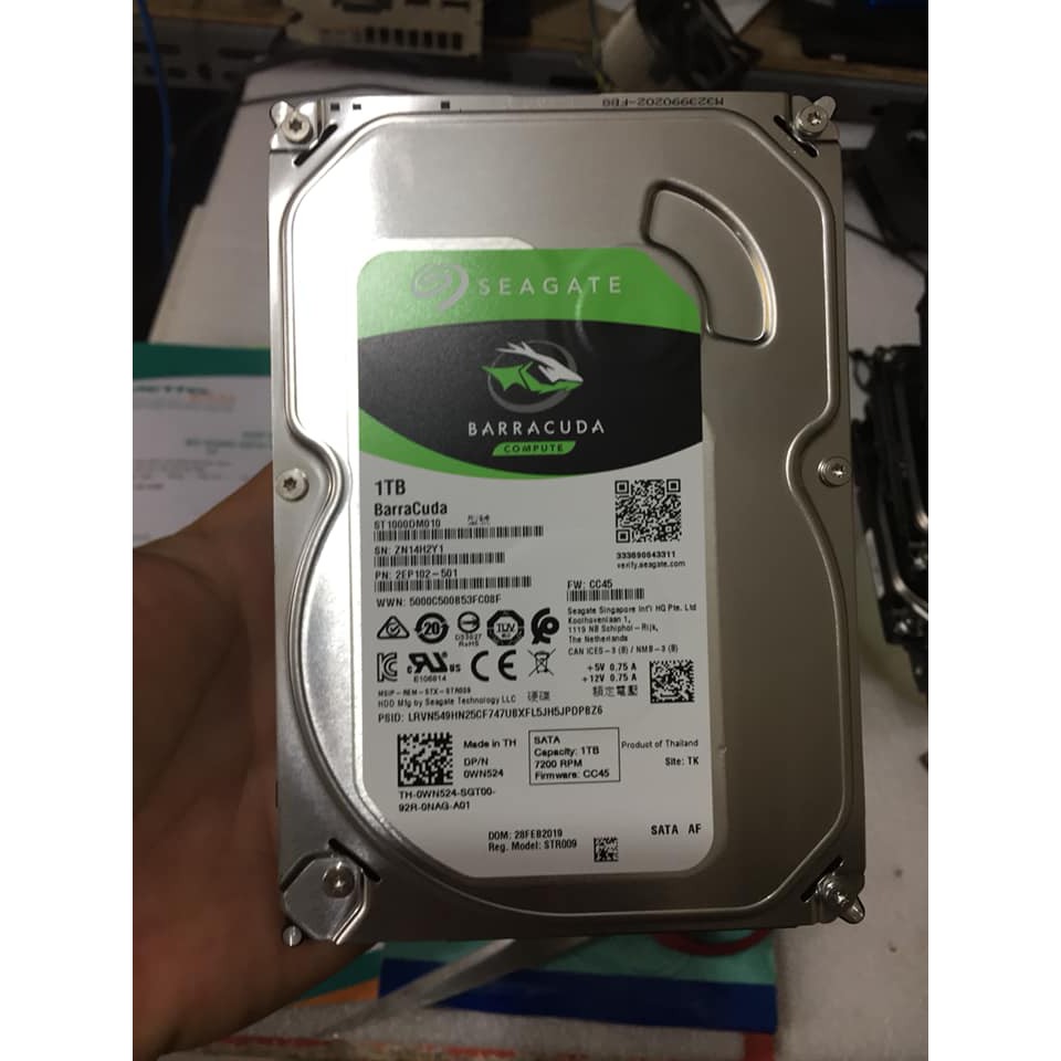 HDD SEAGATE 1TB vòng quay 7200RPM SATA3