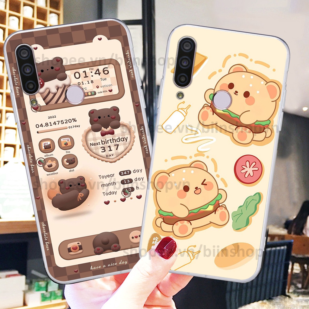 Ốp Vsmart Joy 3 / Joy3 in hình gấu chocolate kẹo ngọt siêu đẹp siêu xinh