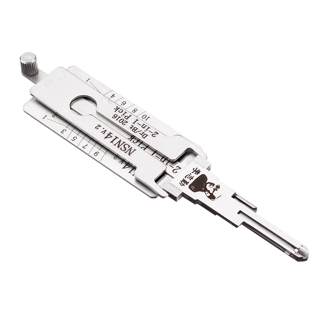 Dụng Cụ Mở Khóa Cửa Xe Hơi 2 Trong 1 nsn14 dr / bt Bằng Thép Không Gỉ