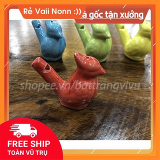 Chim thổi còi sứ sạch Bát Tràng - Như tiếng chim thật