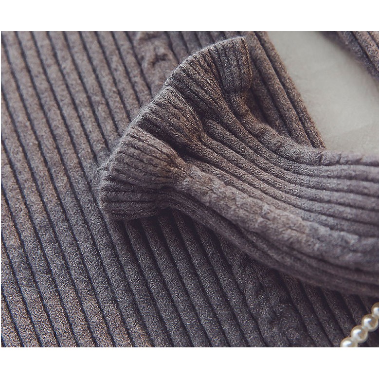 Áo Len Nữ Cổ Lọ Tăm Kiểu Mới Cao Cấp Dệt Kim Giữ Nhiệt Dài Tay Ôm Dáng form co giãn trơn Phong Cách Ulzzang Hàn Quốc 435 | BigBuy360 - bigbuy360.vn