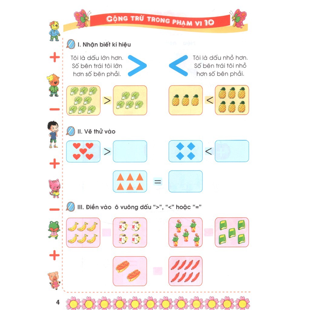 Sách Minh Long - Bé Học Toán - Cộng Trừ Trong Phạm Vi 10 + 50 + 100 (3 cuốn)