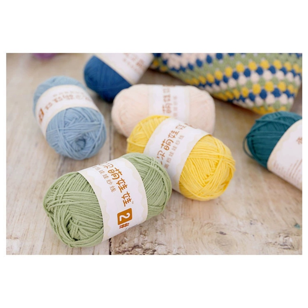 New  - Len móc sợi baby yarn số 2 - Móc Thú - Phụ Kiện Tóc siêu đẹp