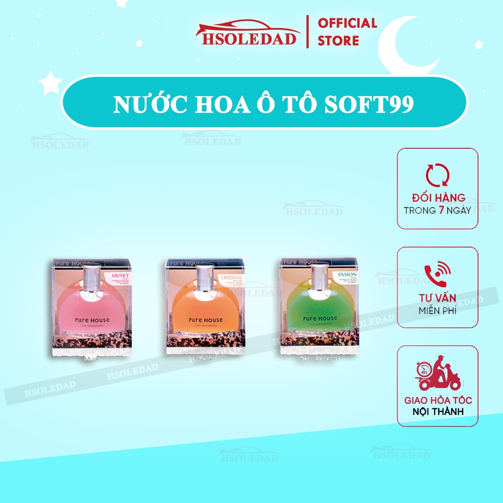 Nước hoa cho ô tô chính hãng SOFT99 (Made in Japan)