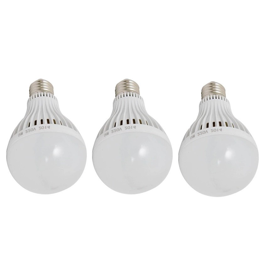 Bộ 3 bóng đèn Led Bulb tích điện thông minh Smart 12W