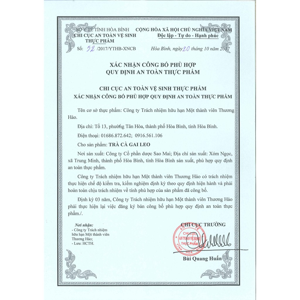 1KG CÀ GAI LEO Hòa Bình chuyên hỗ trợ điều trị gan