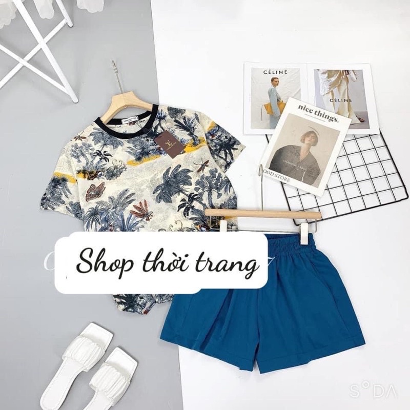 Bộ lụa mặc ở nhà cao cấp
