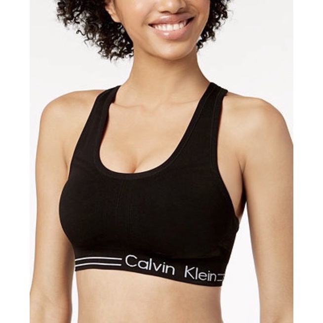 Áo Tập Calvin Klein Performance Ribbed Medium Impact Sports Bra