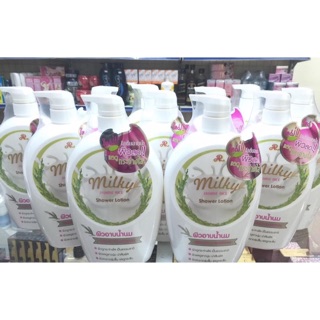 ™Sữa tắm ARON MILKY JASMINE RICE SHOWER LOTION 800ml Thái Lan (Sữa tắm Sữa Gạo làm trắng da)