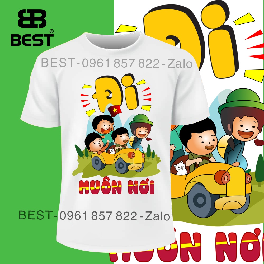 ÁO THUN TEAM BUILDING NHÓM ĐỒNG PHỤC DU LỊCH MÙA HÈ CHẤT ĐẸP