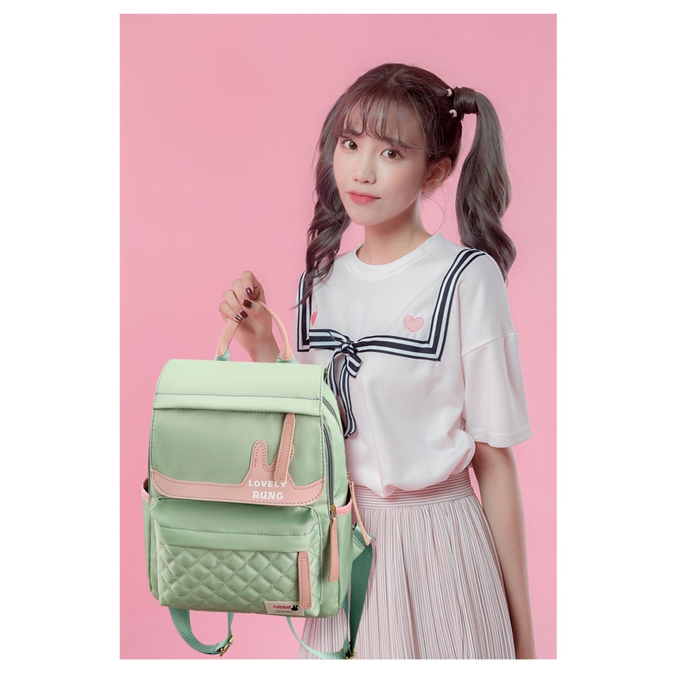 Ba Lô Canvas Thiết Kế Đơn Giản Thời Trang Mới Cho Nữ