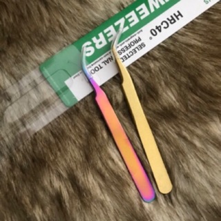 Nhíp cong tách mi vàng/Hồng/xanh